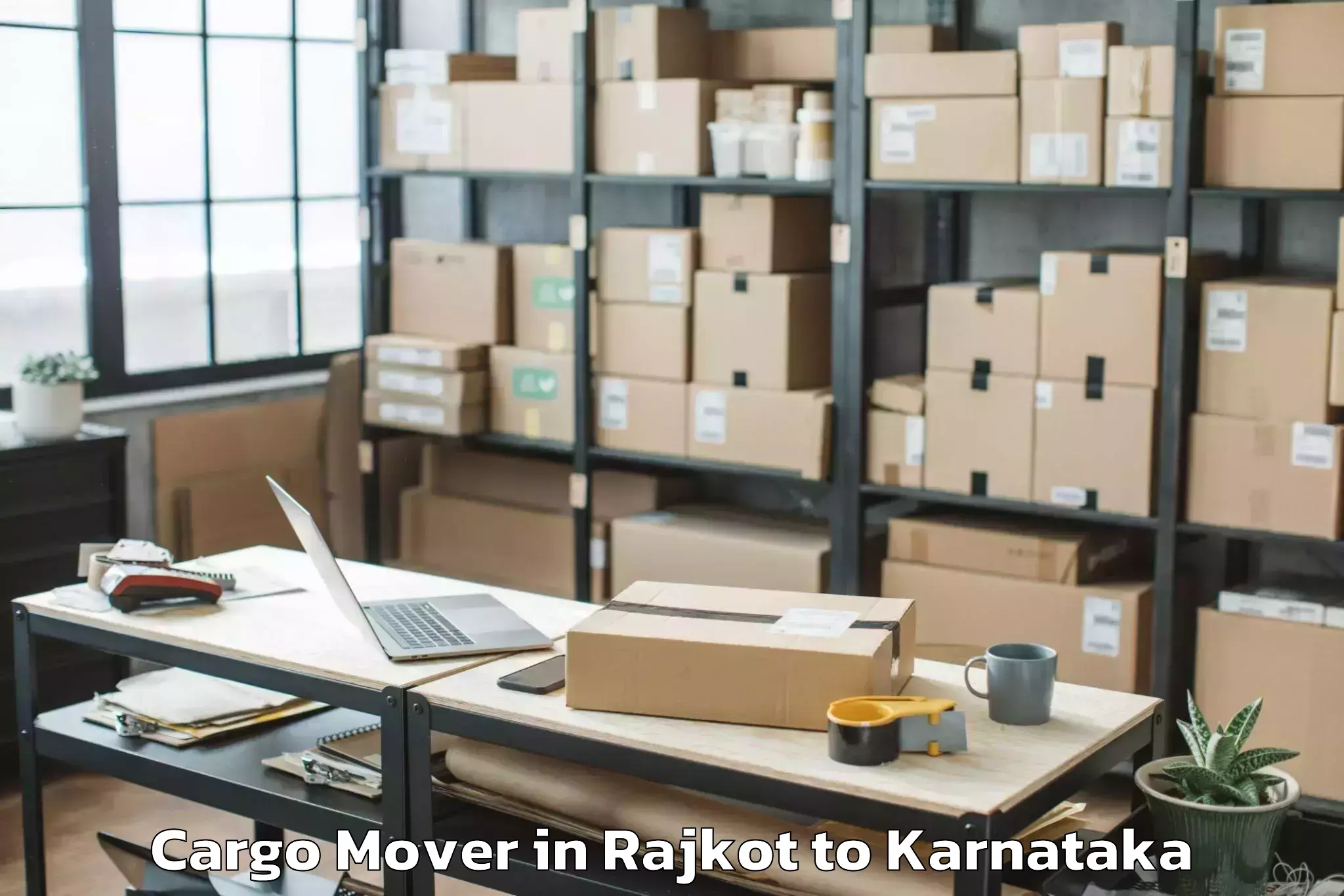 Get Rajkot to Royal Meenakshi Mall Cargo Mover